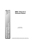 IMAQ Vision for G Reference Manual