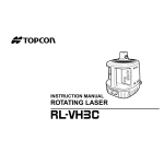 Topcon RL-VH3Cr User Manual - Lasco Laser and Instrument