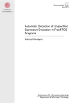 Automatic Detection of Unspecified Expression Evaluation in