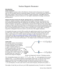 Nuclear Magnetic Resonance