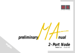 2-Port Node preliminary nual