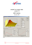 AVASOFT for AvaSpec-USB2 version 7.5 USER`S MANUAL