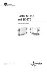 Hoefer SE 615 and SE 675