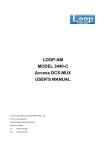 LOOP-AM MODEL 3440-C Access DCS