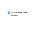 HP Designjet Printer Series Security Features