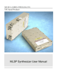 MLSP Series User Manual Rev B