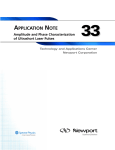 Amplitude and Phase Characterization of - Spectra