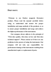 user manual of dh1000 electromagnetic flow meter