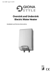 Electric Water Heater User Manual - Enviro-tex