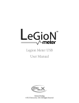 User Manual Legion Meter USB