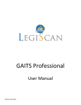 GAITS Pro User Manual