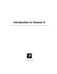 Introduction to Cleaner 5