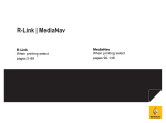 the R-Link / MediaNav GPS User`s manual