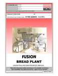 Fusion Bread Plant User Manual (UK)