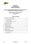 EHD KIT USER MANUAL