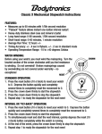 Classic X Mechanical Stopwatch Instructions