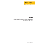 Fluke Calibration 1529 Chub-E4 Thermometer Readout