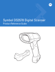 Symbol DS3578 Product Reference Guide (72E