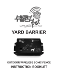 YARD BARRIER - High Tech Pet Products