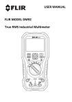 USER MANUAL FLIR MODEL DM92 True RMS Industrial