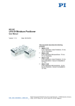 User Manual MP118E - Physik Instrumente