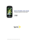 Sprint Support pdf LG Rumor Reflex User Guide