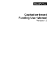 Capitation-Based Funding User Manual V1.0