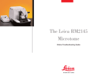 Leica RM2145 Microtome Online Troubleshooting Guide