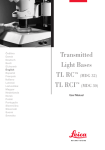 Transmitted Light Bases TL RC™ TL RCI™