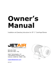 Installation and Operating Instructions for JET-1