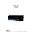 Digital KVM Extender User Manual - I