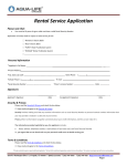 Rental Service Application