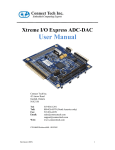 Xtreme I/O ADC-DAC - Connect Tech Inc.