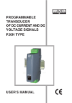 PROGRAMMABLE TRANSDUCER OF DC CURRENT