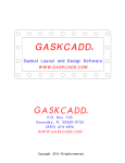 Complete GASKCADD ® User`s Manual