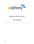 Ipiphony Phone System User Manual - West