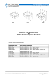 Installation and Operation Manual for Stainless Steel Knee Operated