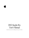 DVD Studio Pro User`s Manual