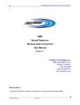 MM2 Spread Spectrum Wireless Data Transceiver User Manual