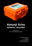 Kelunji Echo User Manual - Environmental Systems & Services