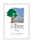 i-Tree Vue User`s Manual