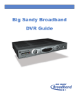 Big Sandy Broadband DVR Guide