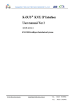 K-BUS  R KNX IP Interface User manual