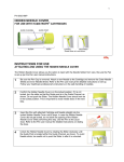 hidden needle cover instructions for use 1 2 3 4