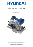 230V 1600 Watt Circular Saw