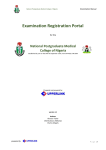 Examination Portal Manual - National Postgraduate Medical College