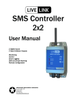 Live-Link SMS Controller 2×2 User Manual