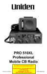 Uniden PRO-510XL Manual