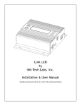 iLink LCD by Nel-Tech Labs, Inc. Installation & User Manual