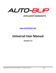 User Manual v2.2 - Auto